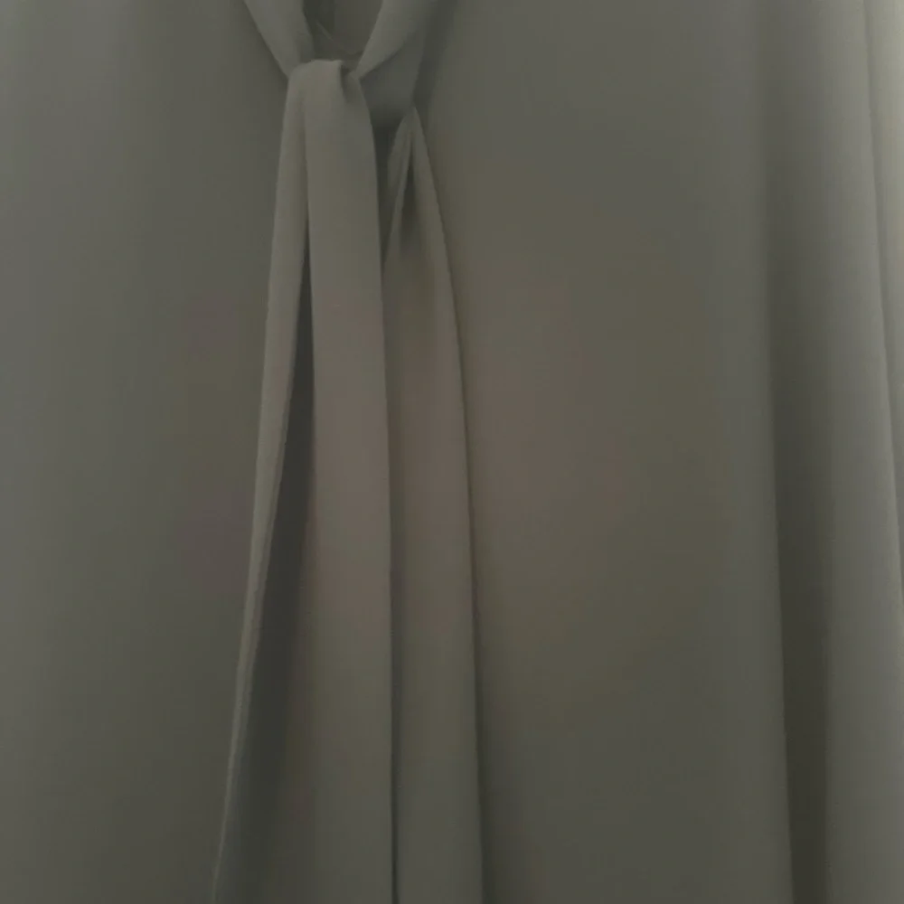 Ann Taylor Black Tie Front Relaxed Blouse - Picture 3 of 4